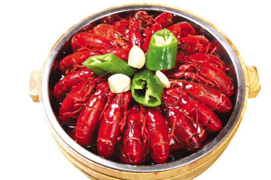 清蒸小龙虾PNG透明图，精美动物装饰元素，设计素材免费下载