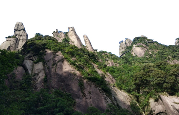 三清山风光摄影，高清PNG透明背景图片素材，旅游摄影设计必备下载