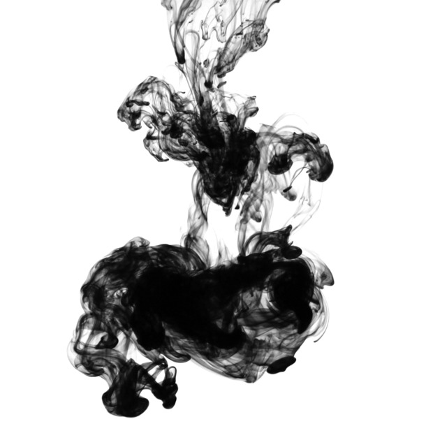 水墨墨滴PNG透明图，装饰特效元素，高清设计素材下载