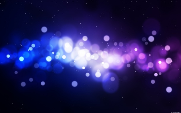 蓝紫星光梦幻光效海报，高清PNG透明背景，抽象设计素材下载
