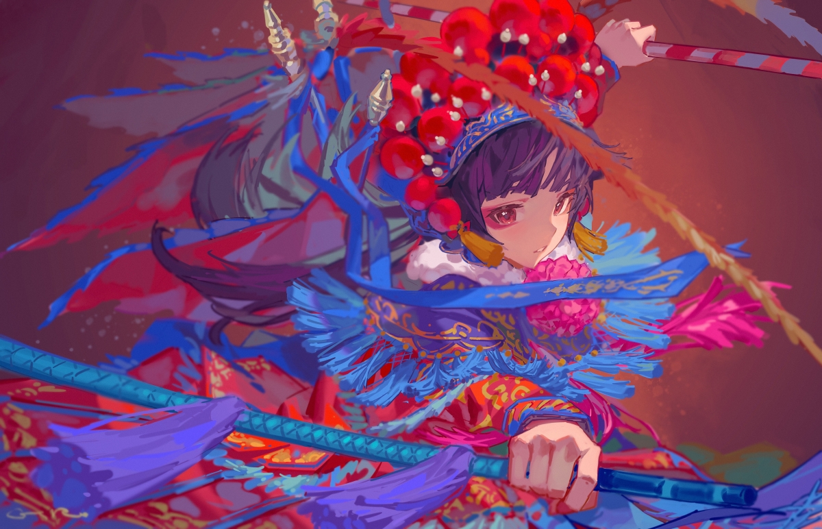 原神云堇，国风韵味4K超高清动漫壁纸，3885x2497大尺寸下载