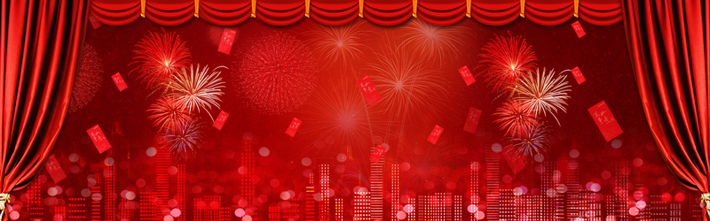 2018狗年春节海报素材，红色喜庆复古中国风，高清JPG图片免费下载