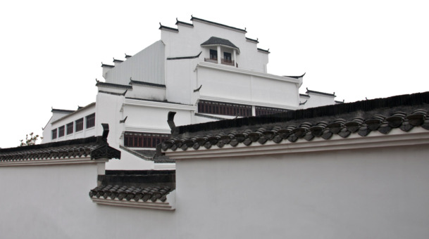 徽派建筑特色PNG透明背景图，高清摄影风景素材，免费下载
