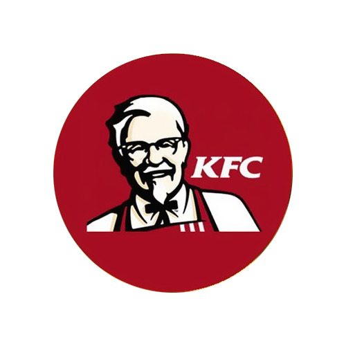 肯德基圆形LOGO，高清PNG透明免抠素材，一键下载设计元素