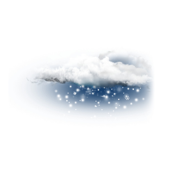 圣诞节下雪高清PNG透明图片与PSD设计素材免费下载