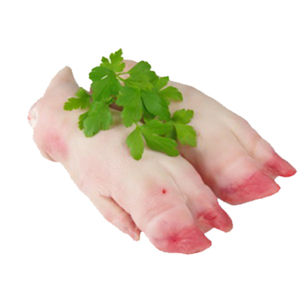 生猪蹄装饰元素，绿色菜叶PNG透明图片，高清免扣，生活用品设计素材下载