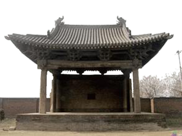 简约村庄大戏台背景素材，高清PNG透明图片，摄影风景PSD格式，免费下载