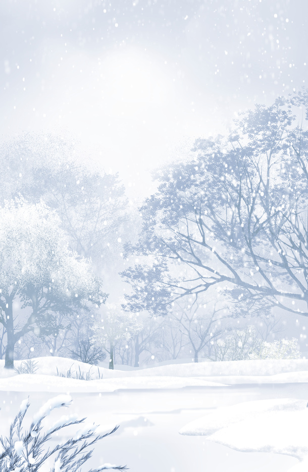 暴风雪PNG透明高清背景，底纹设计素材，免费下载
