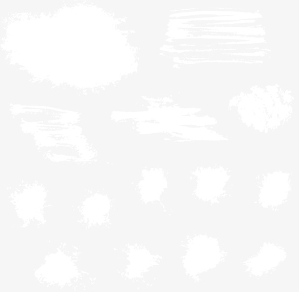 墨迹透明PNG素材，高清笔触图片设计元素，免费下载