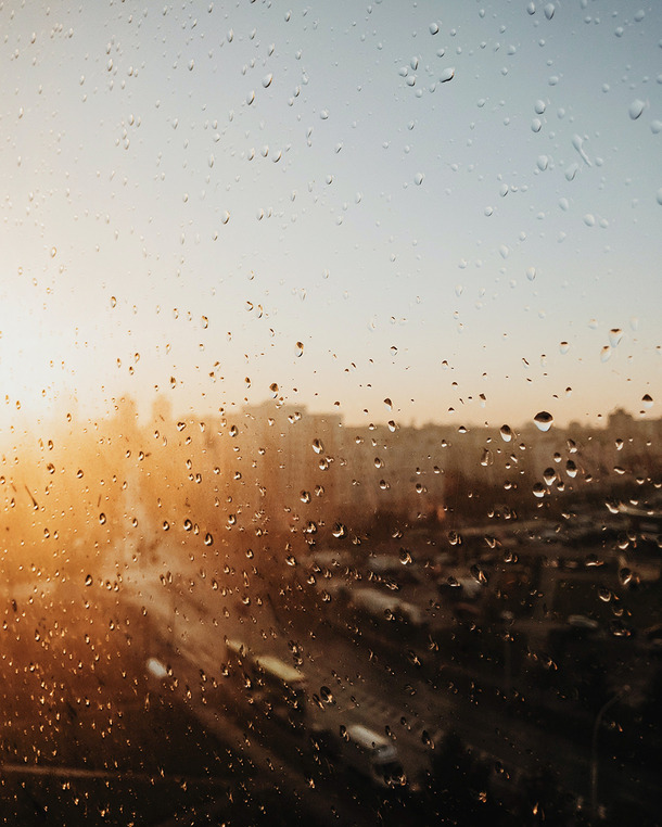 雨后黄昏城市美景，高清PNG透明背景图片素材，免费下载