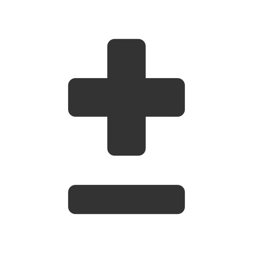 Plus Minus Icon，高清PNG透明图片，免扣元素，设计素材下载