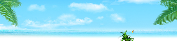 海边背景PNG透明图，高清Banner海报设计素材下载