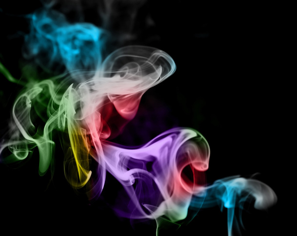 彩色烟雾背景PNG，高清透明底纹素材，免费下载设计元素
