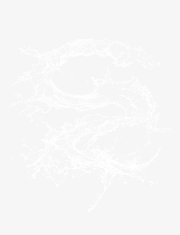 中国风飞溅水花PNG透明图片，高清装饰元素，免费下载素材