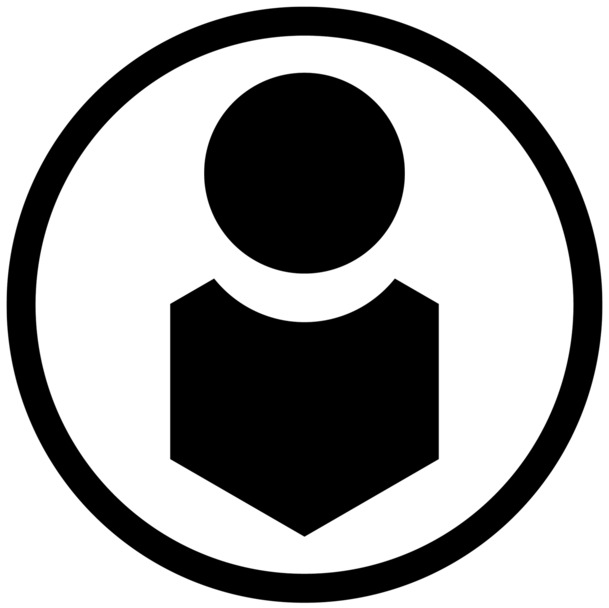 矢量黑色用户图标，高清PNG/EPS格式，透明免抠，设计素材下载
