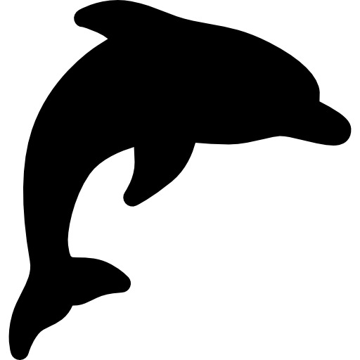海豚图标PNG透明免抠素材，高清设计元素下载