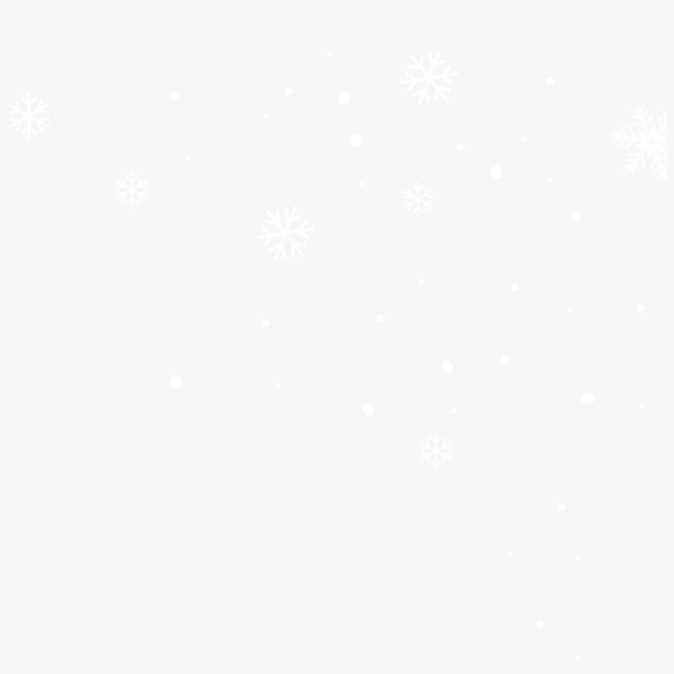 白色创意雪花PNG透明背景，高清底纹素材，免费下载