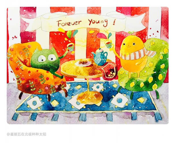 青春永驻漫画PNG素材，高清透明背景，手绘卡通图片免费下载