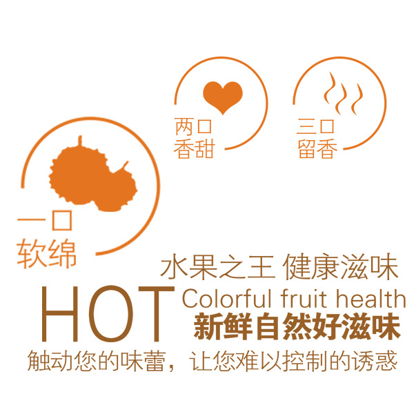 榴莲盛宴，尽享水果之王健康美味，高清PNG透明海报设计素材免费下载