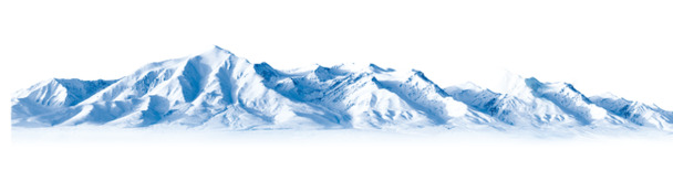 梦幻白色雪山PNG透明图片，高清装饰元素与图案设计素材下载