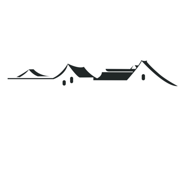 古风宅邸水墨PNG透明图，装饰元素与图案素材，高清下载