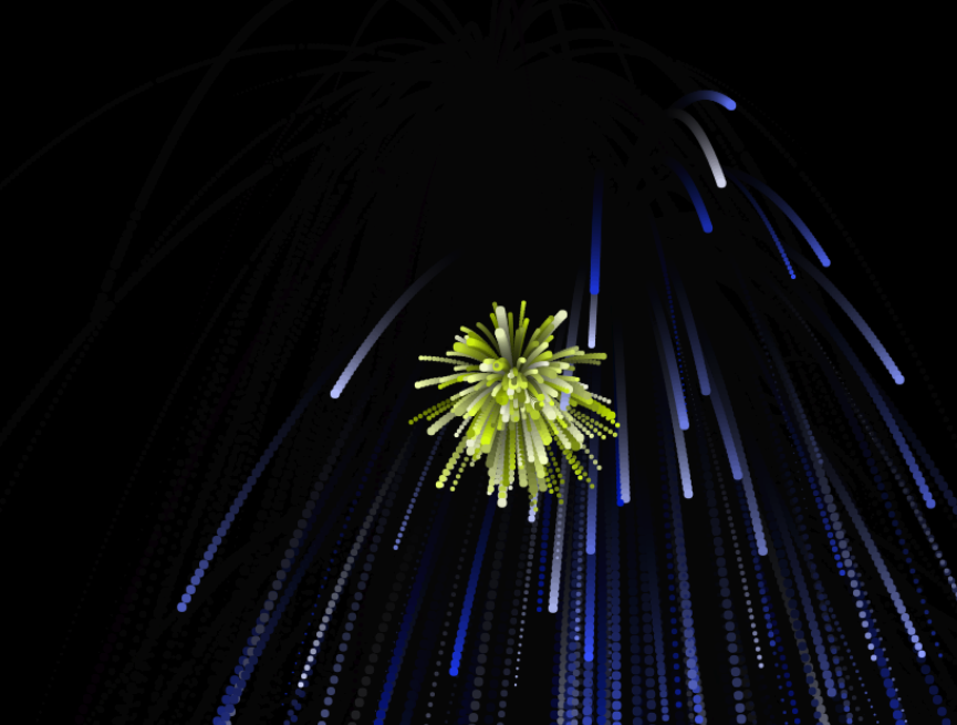 新年烟花代码复制，绝美2023烟花背景图
