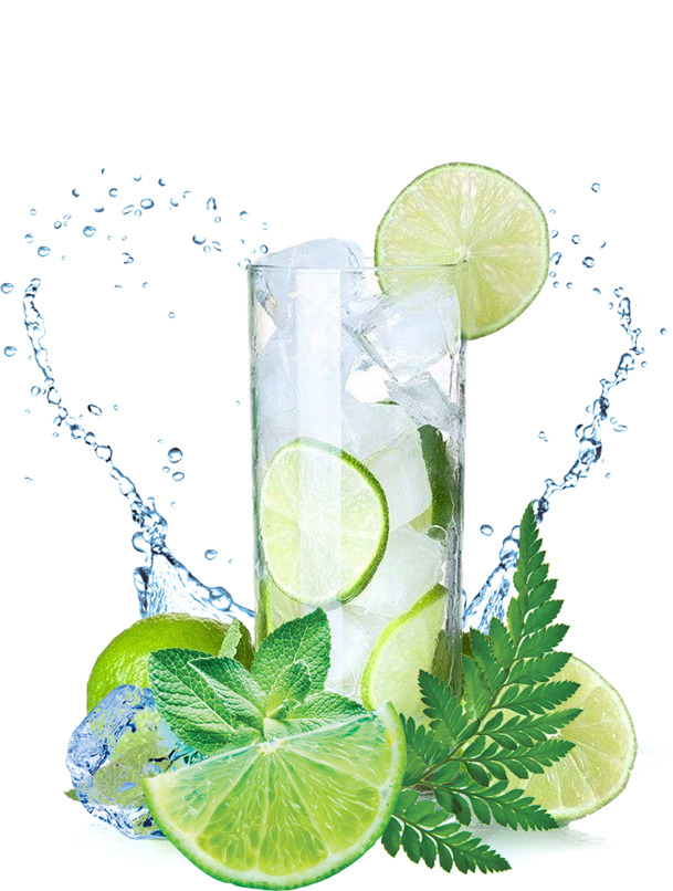 夏日果汁店特惠，清新柠檬汁PNG透明图，特效PSD设计素材下载