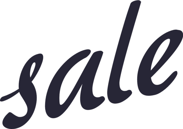 创意手绘英文Sale字体PNG素材，高清透明免抠元素，设计必备下载