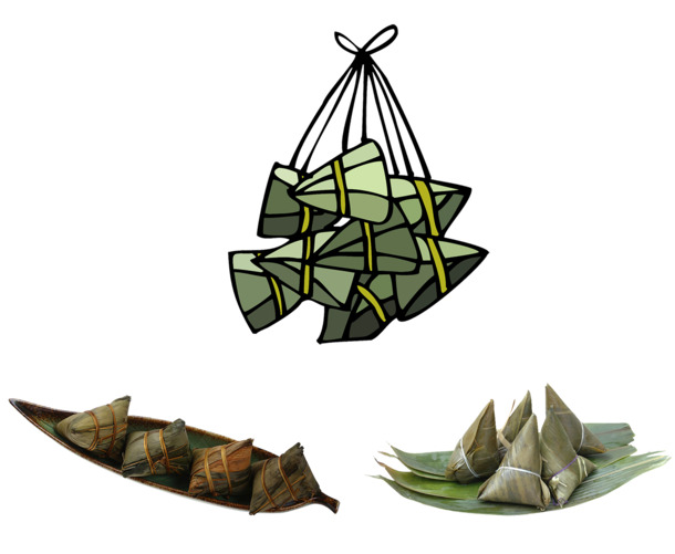 端午节粽香四溢，高清PNG透明图片及PSD设计素材，免费下载！