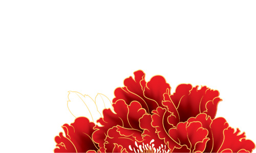古典花纹中国风PNG素材，高清透明图片及漂浮元素，创意图片设计素材下载