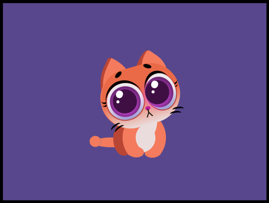 html猫咪下载，可爱小猫咪摇头动图