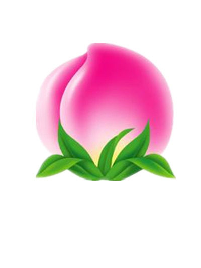 蟠桃PNG透明图片，高清植物装饰元素，设计素材免费下载