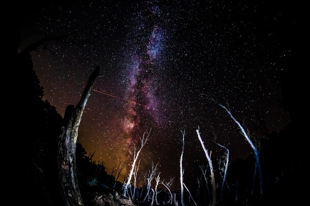 宇宙银河星辰高清PNG背景，透明星辰大海图片素材，摄影风景设计元素下载