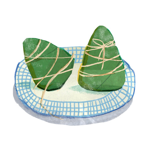 端午节粽子手绘素材，高清PNG透明图片，PSD格式设计元素免费下载