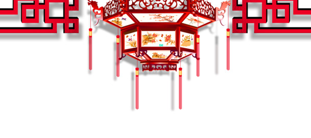 新年专题，高清PNG透明中国风装饰元素，设计素材下载