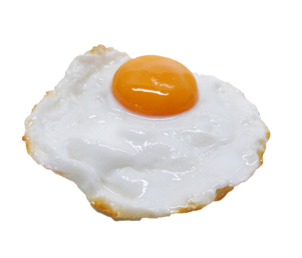 油煎鸡蛋PNG透明图，高清装饰元素，生活用品设计素材免费下载