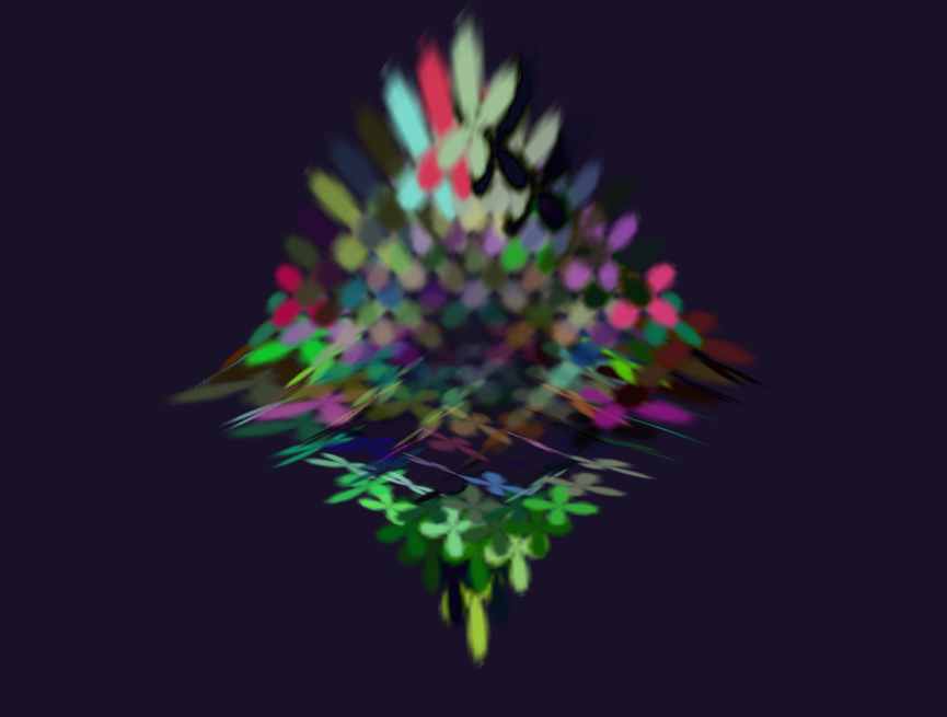 css翻转动画，3d四叶草图片素材