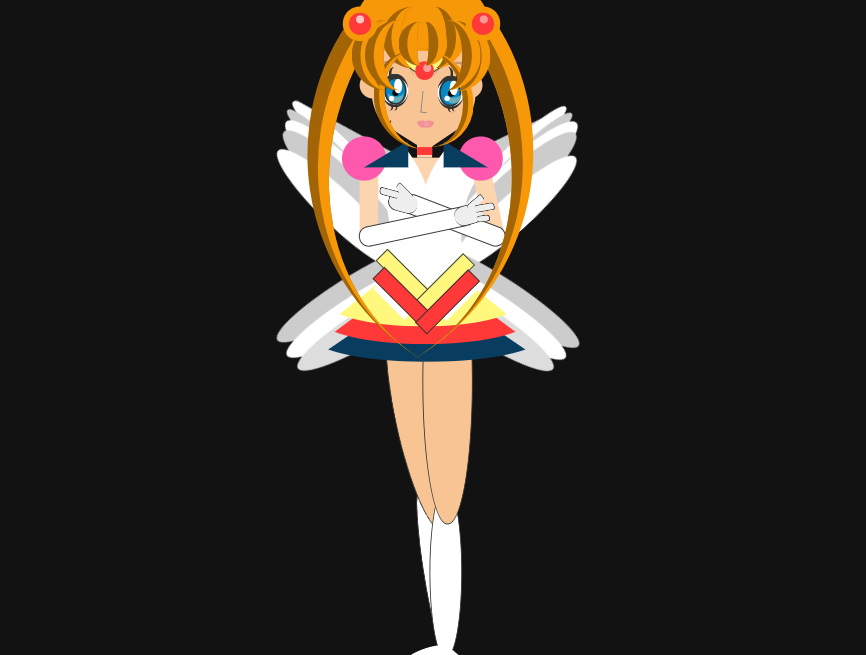 js动画特效，美少女战士动态壁纸素材