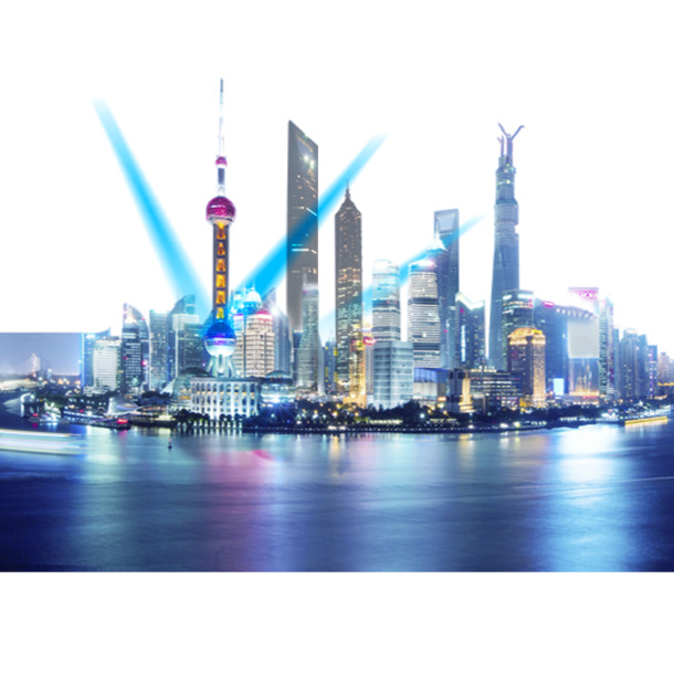 上海外滩透明PNG背景图片，高清摄影风景素材免费下载