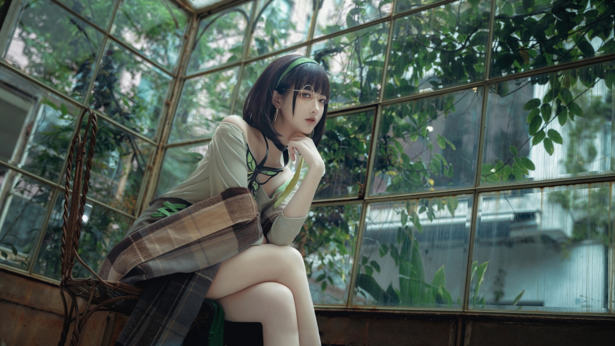 秘密花园之美，气质女孩4K高清壁纸，动漫美女3840x2160下载