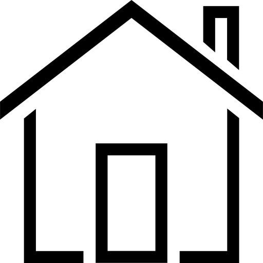房屋建筑轮廓图标，高清PNG透明免抠元素，图片设计素材下载