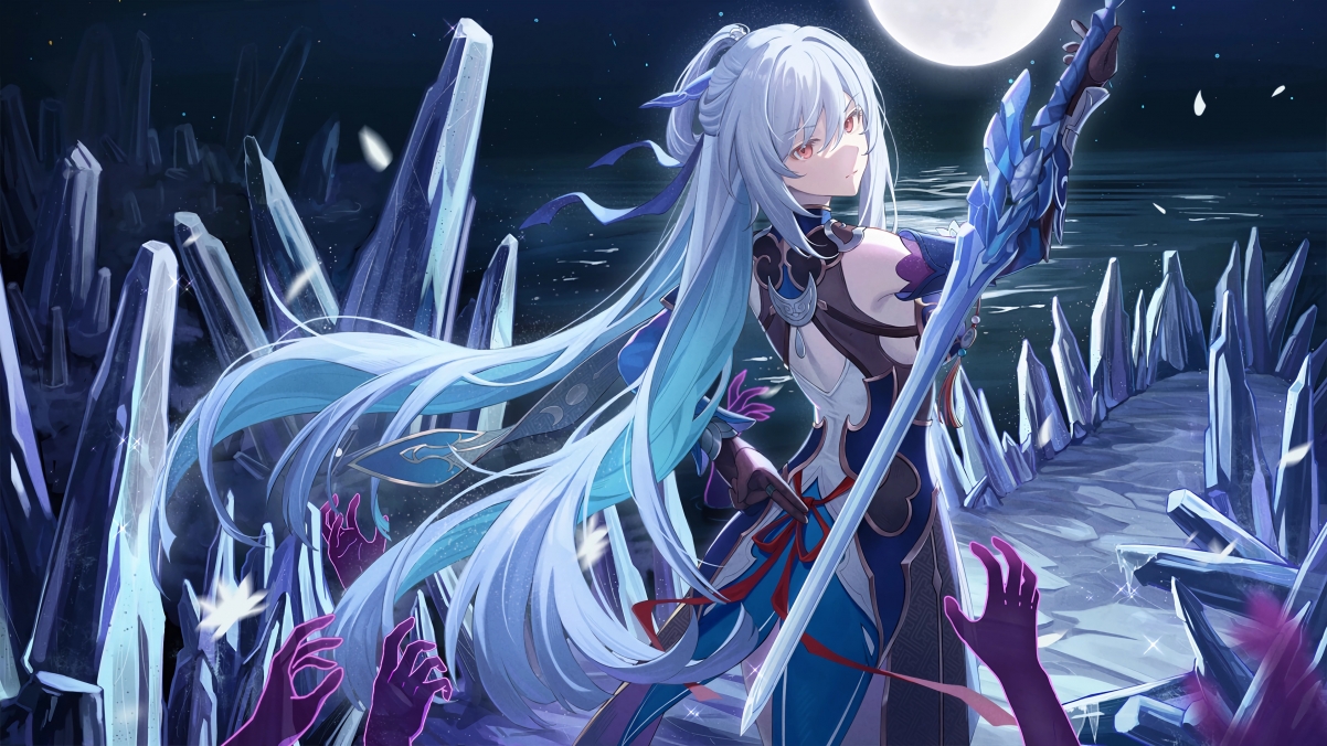 星穹铁道镜流，绝美4K超清壁纸，3840x2160分辨率游戏图片下载