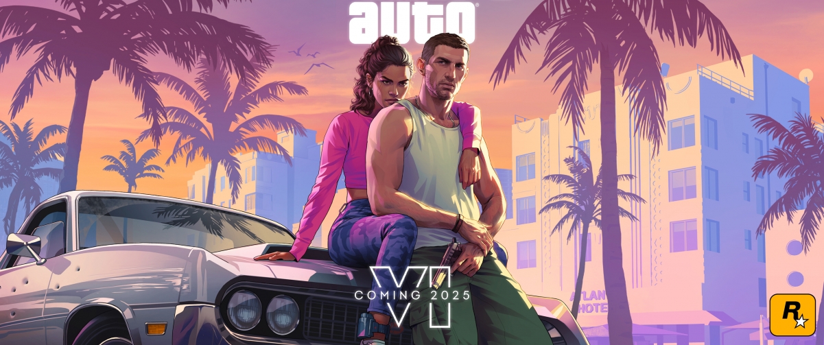 GTA6官方4K带鱼屏壁纸，超清原图3440x1440，一键下载