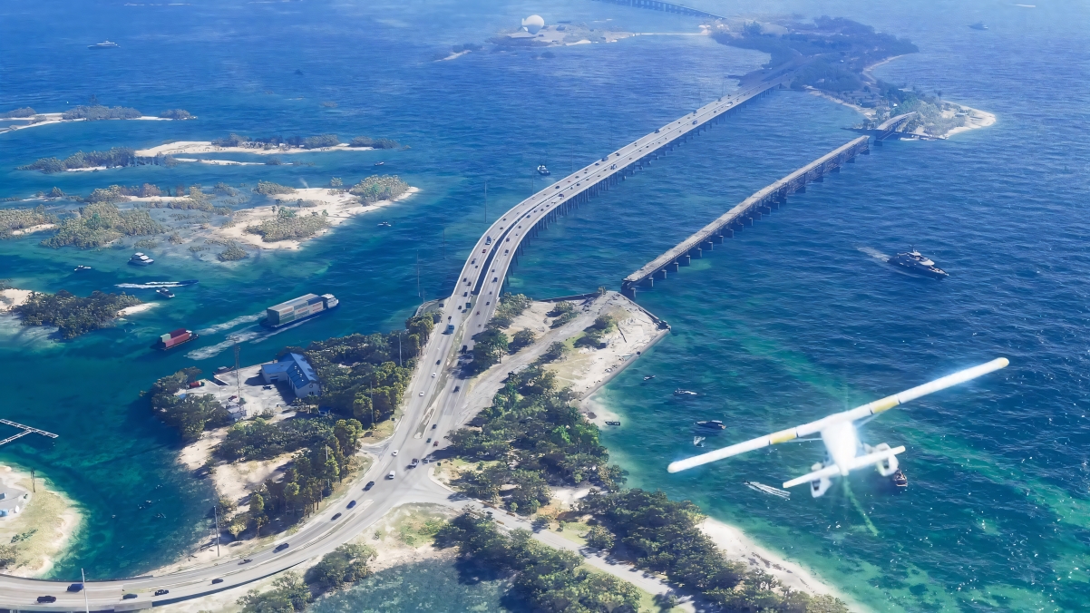 GTA6绝美海边风景，4K超清游戏壁纸，3840x2160高清大图，一键下载！