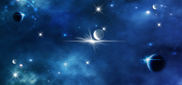 星空科技高清PNG透明背景图片，精美banner海报设计素材免费下载