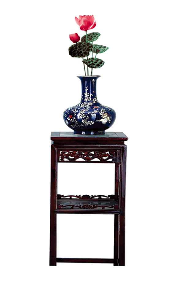 中国风花瓶PNG透明图，动植物元素丰富，高清设计素材下载