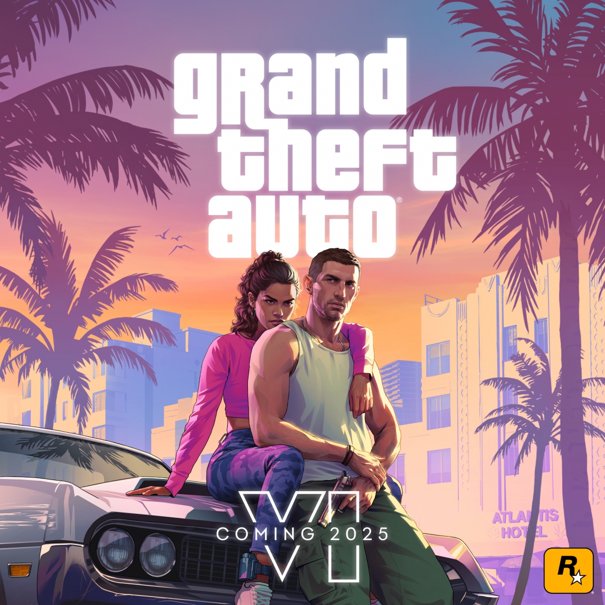 《GTA6》超清平板壁纸，2160x2160高清大图，一键下载