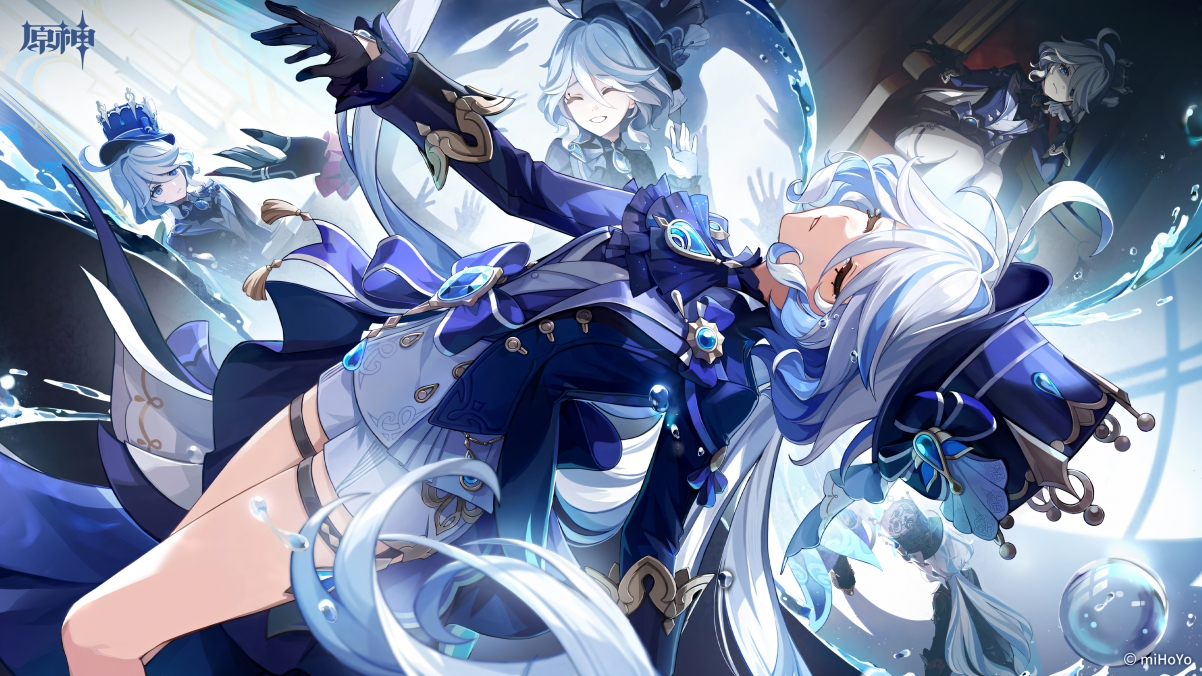 芙宁娜原神绝美壁纸，4K超清画质，3840x2160高清大图，一键下载！