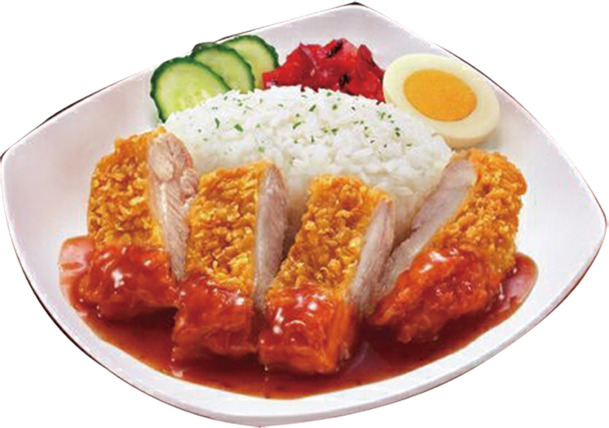 鸡排饭PNG透明图片，高清装饰元素，生活用品设计素材下载