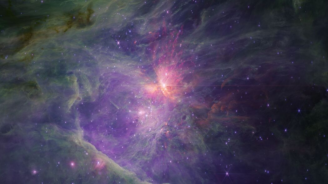 猎户座星云辉光盛宴，超高清4K太空壁纸，3840x2160分辨率下载